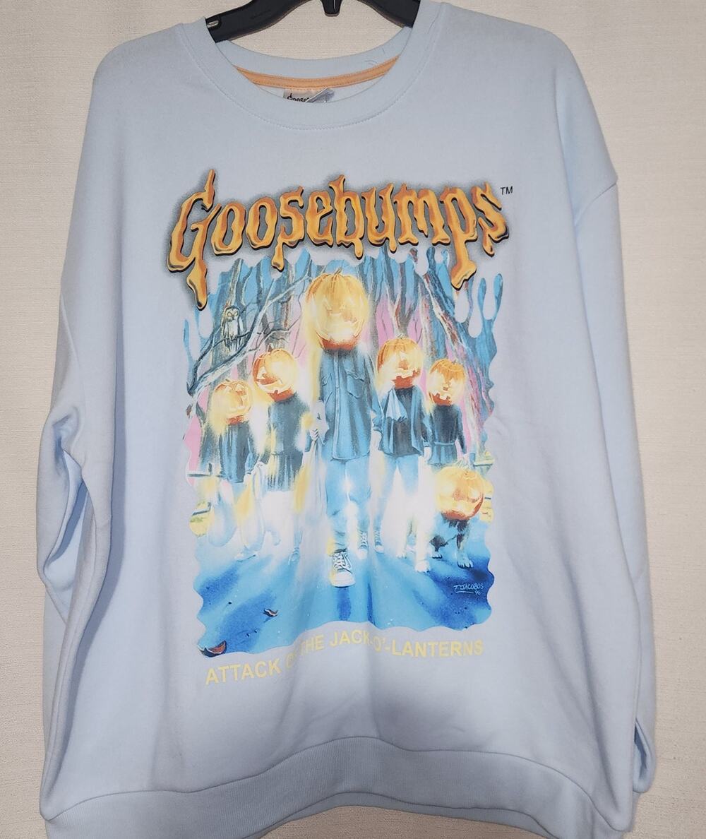 Goosebumps Jack-O-Lantern sweatshirt women's XXL